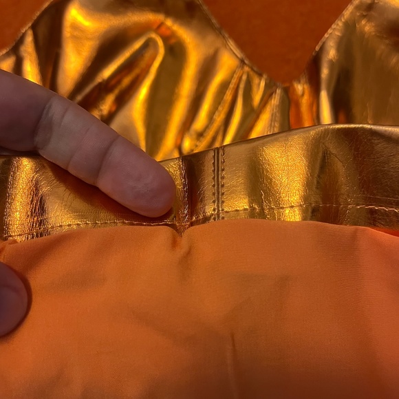 Amylynn metallic orange halter cami NWT - Picture 6 of 13